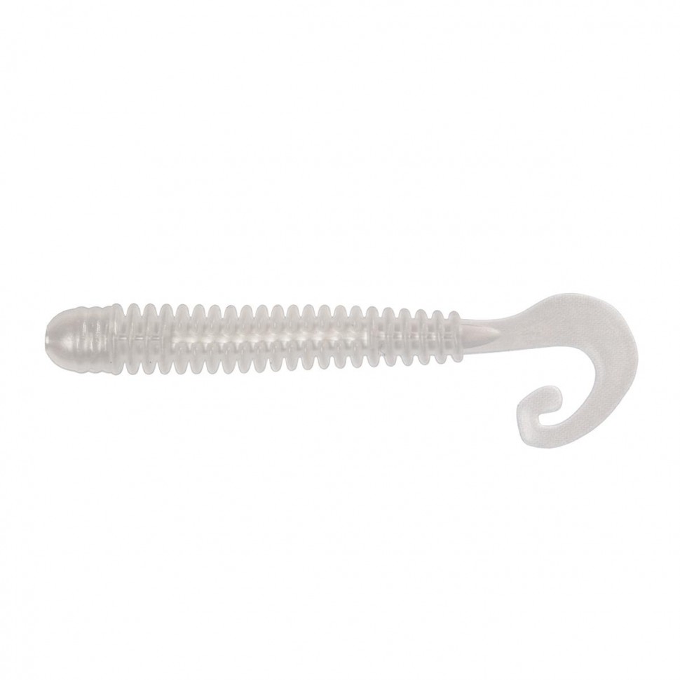 Твистер Helios Credo Long Body 2,95"/7,5 см, цвет Pearl 12 шт HS-9-013 , 